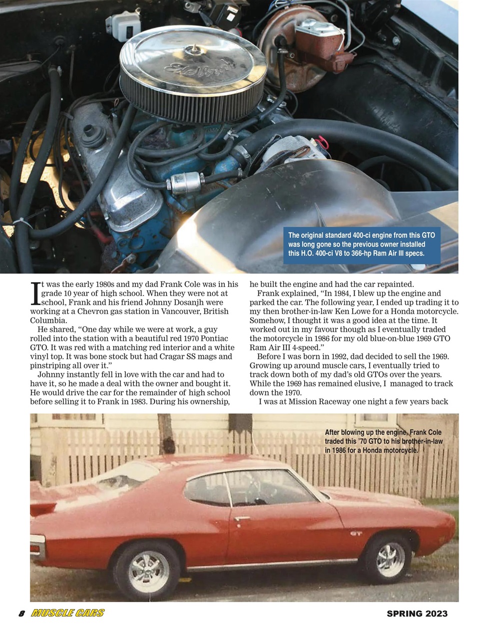 Muscle Cars Preview Pages