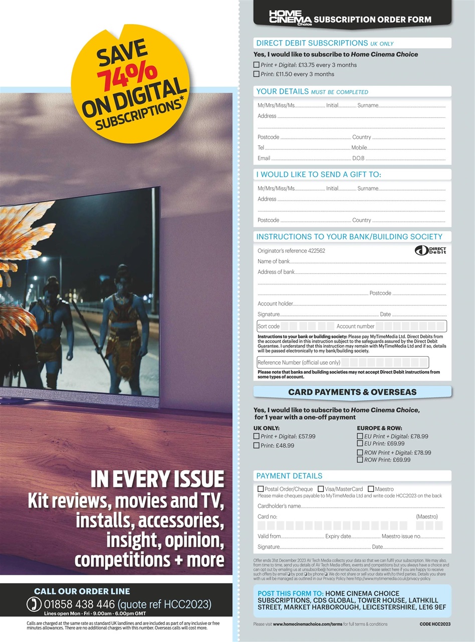 Home Cinema Choice Preview Pages