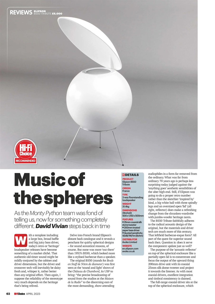 Hi-Fi Choice Preview Pages