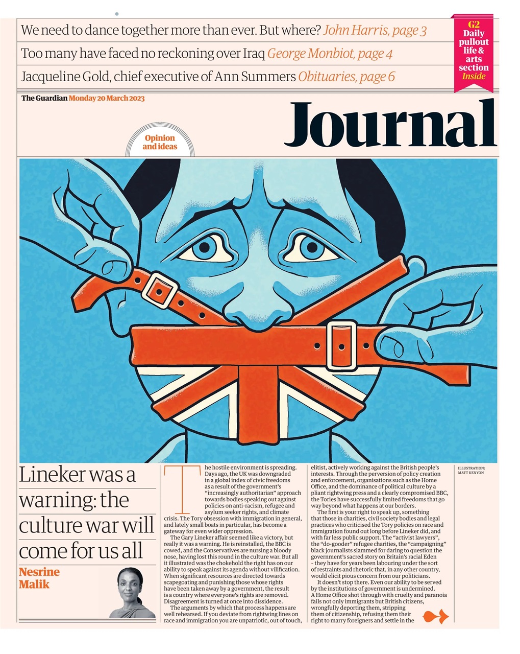 The Guardian Newspaper Preview Pages