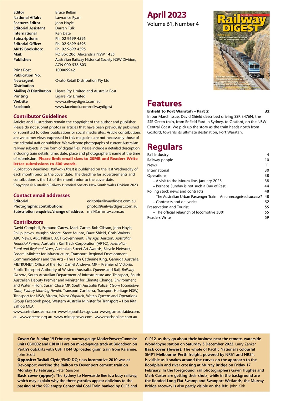 Railway Digest Preview Pages