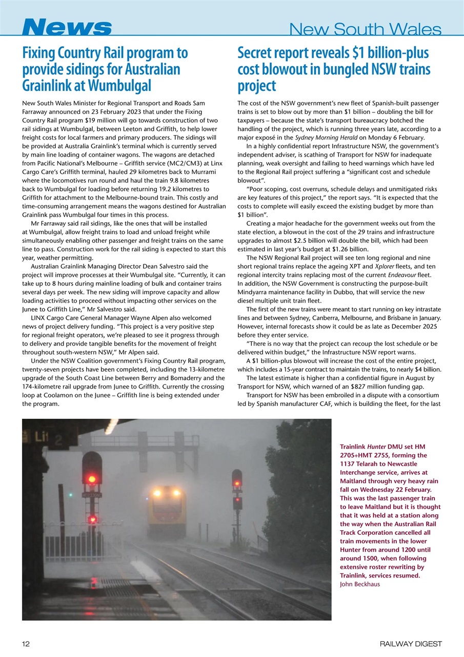 Railway Digest Preview Pages