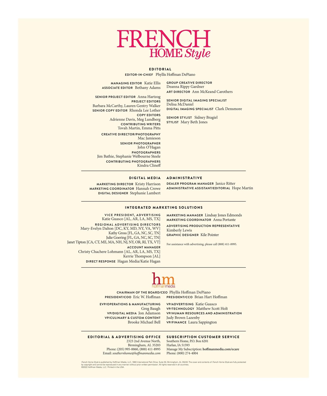 Southern Home Preview Pages