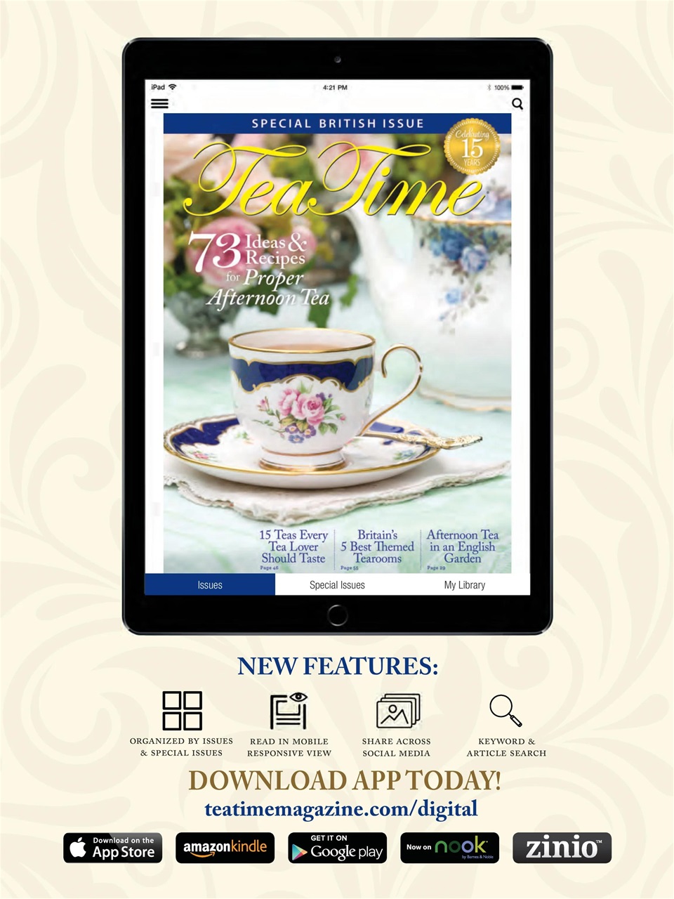 TeaTime Preview Pages