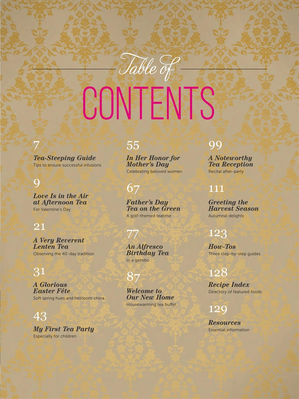 TeaTime Preview Pages