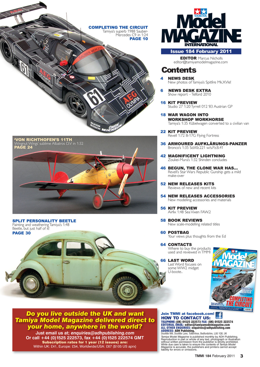 Tamiya Model Magazine Preview Pages