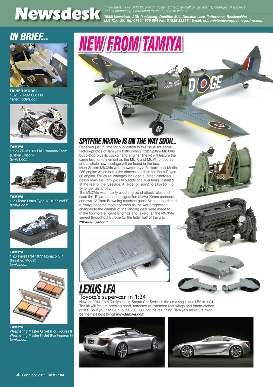 Tamiya Model Magazine Preview Pages