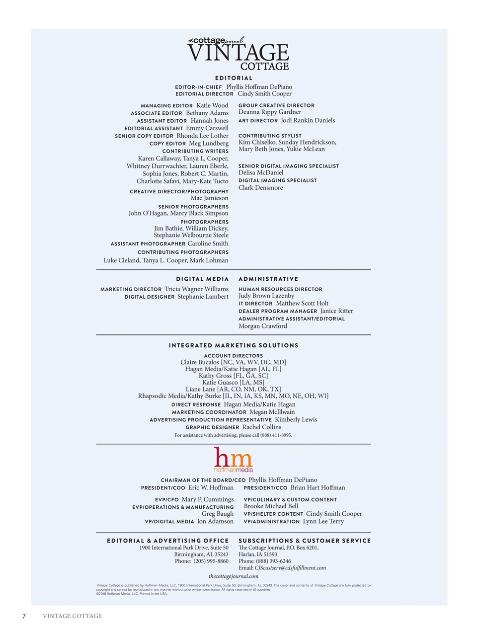 The Cottage Journal Preview Pages