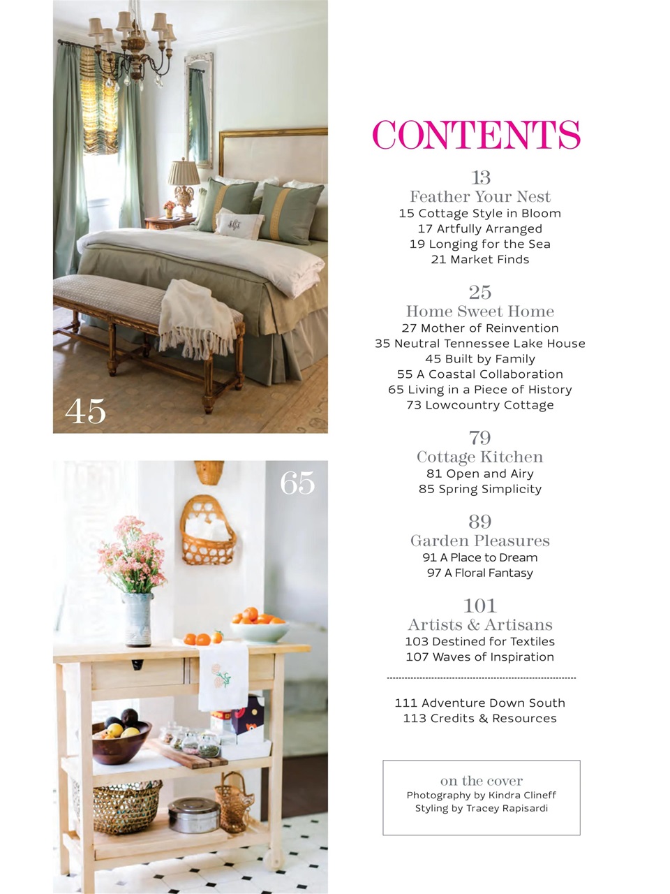 The Cottage Journal Preview Pages