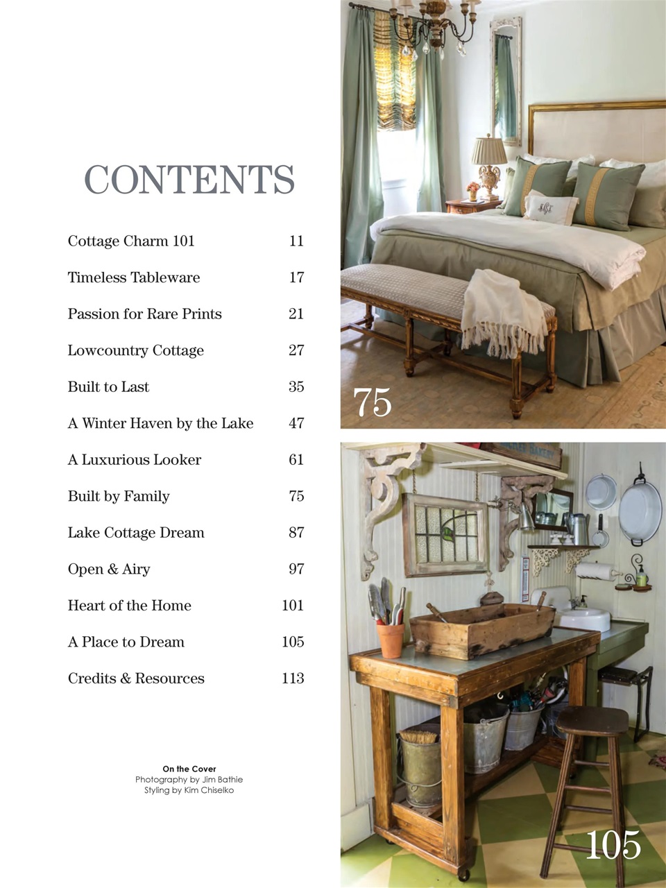 The Cottage Journal Preview Pages