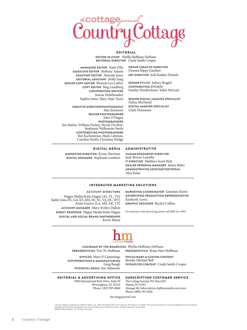 The Cottage Journal Preview Pages