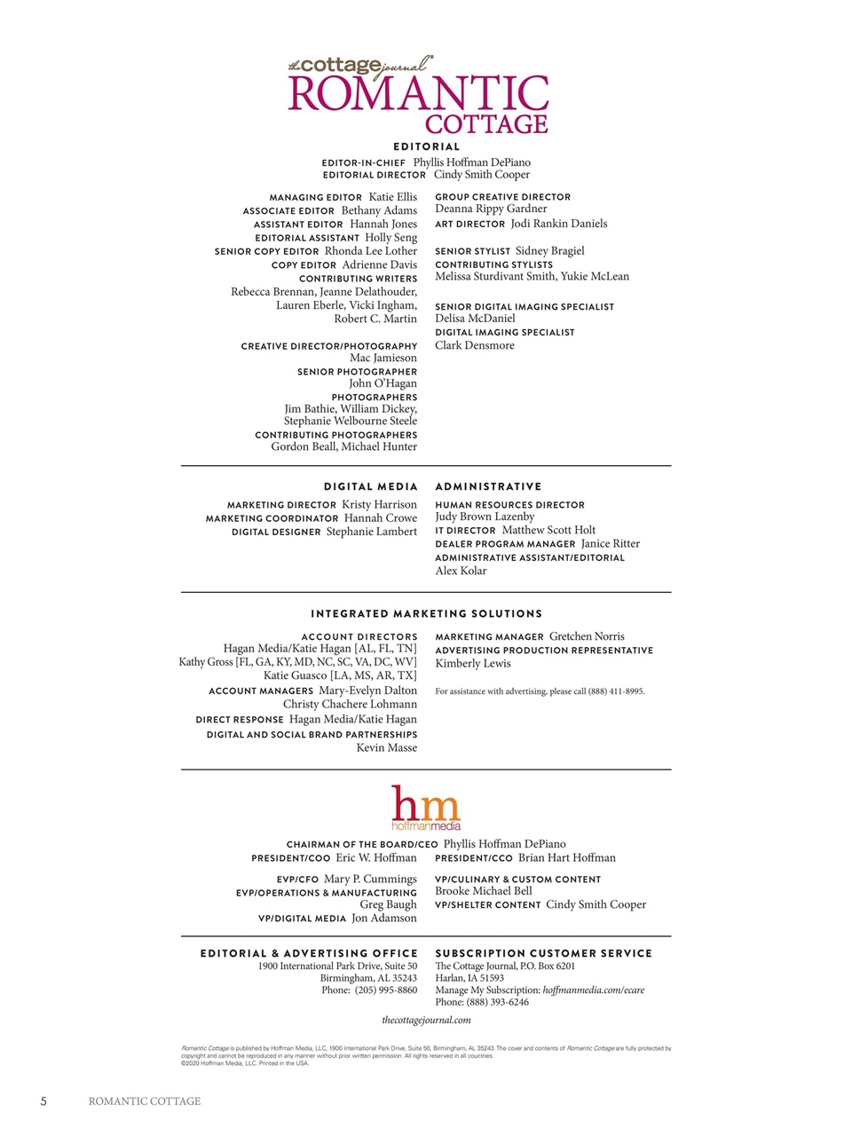 The Cottage Journal Preview Pages