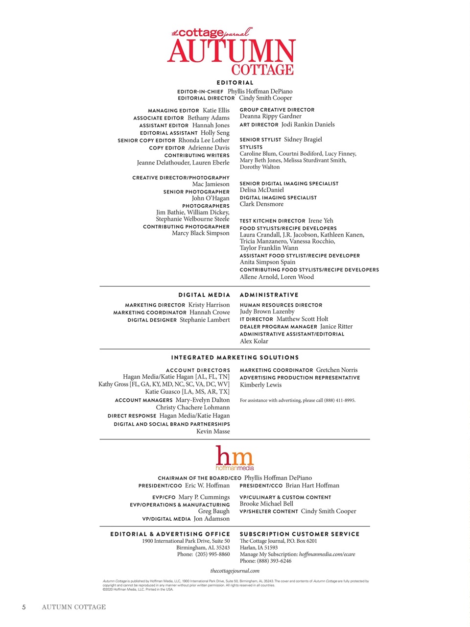 The Cottage Journal Preview Pages