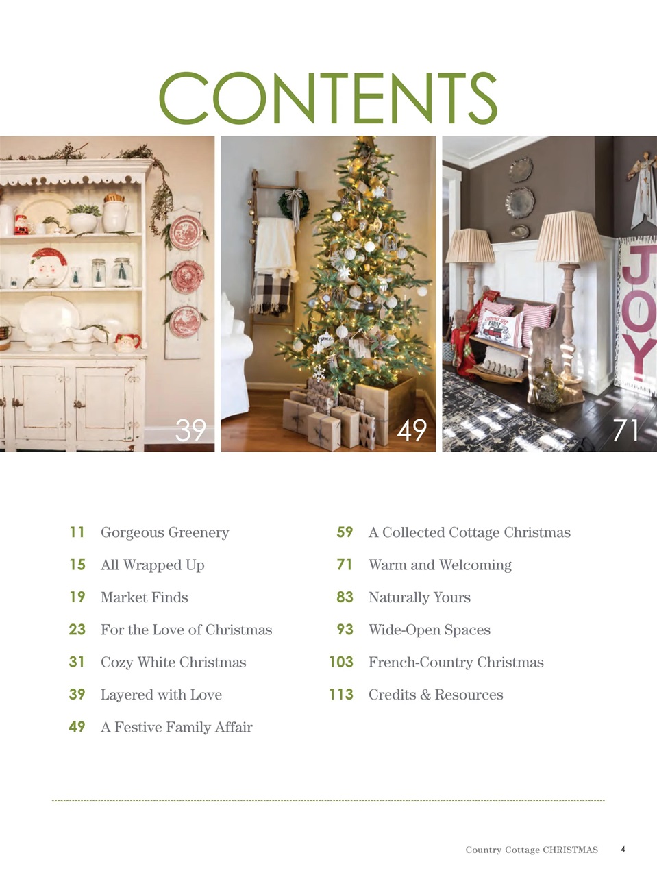 The Cottage Journal Preview Pages