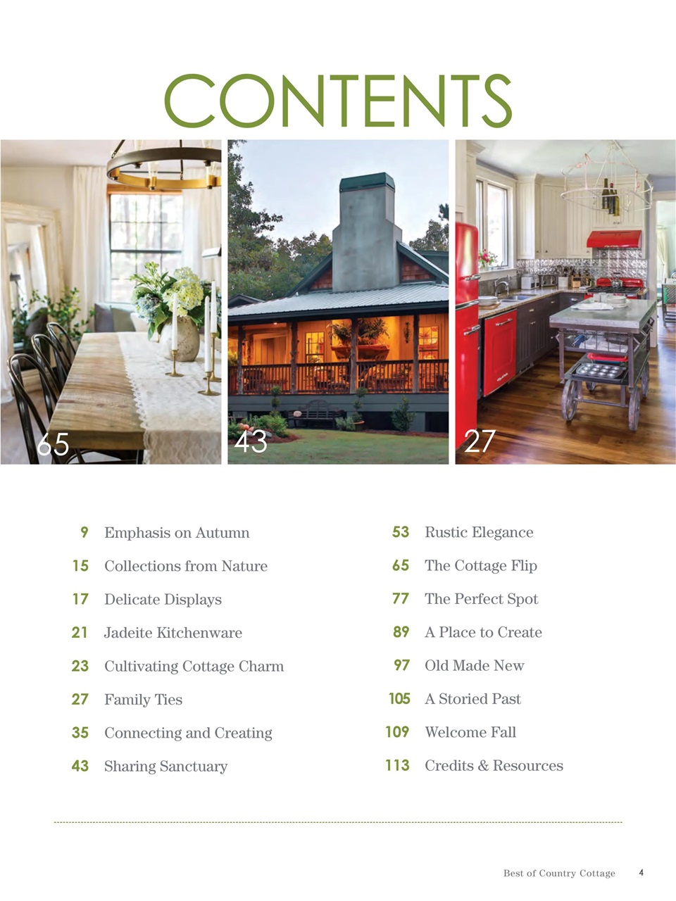 The Cottage Journal Preview Pages