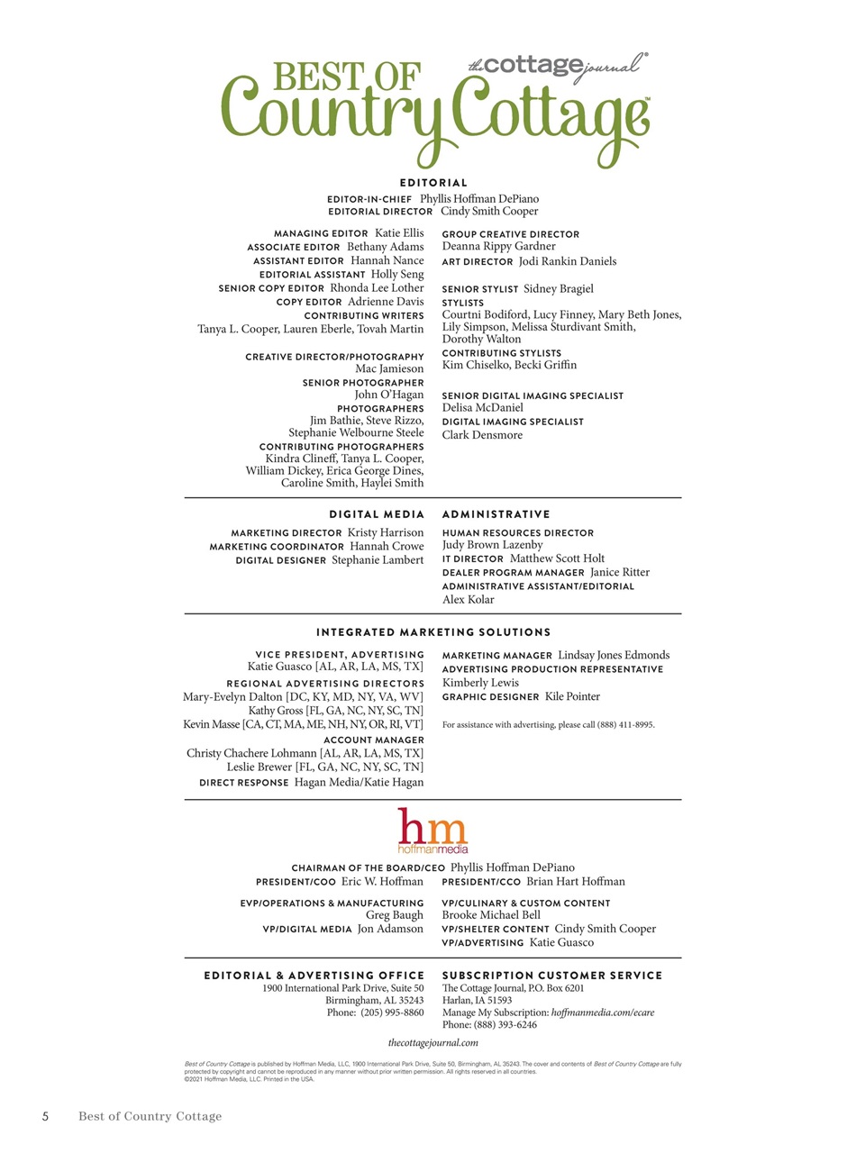 The Cottage Journal Preview Pages