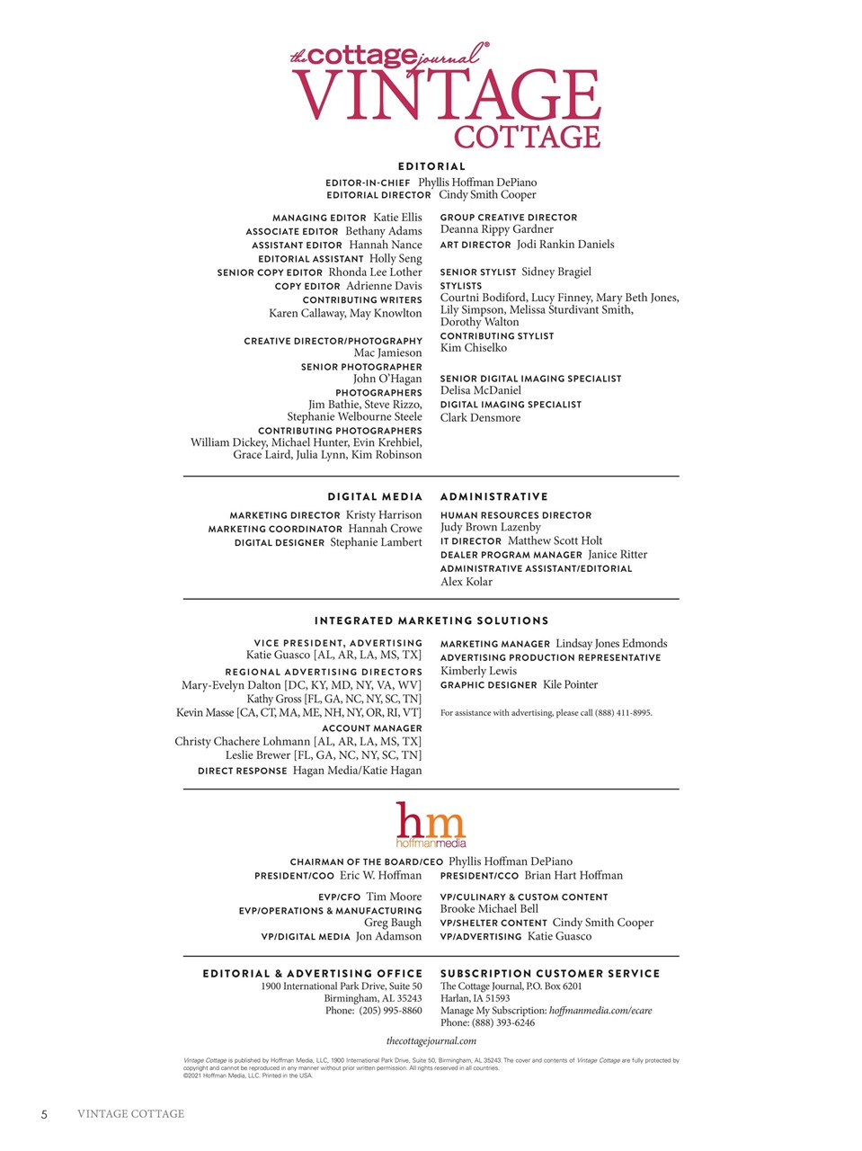 The Cottage Journal Preview Pages