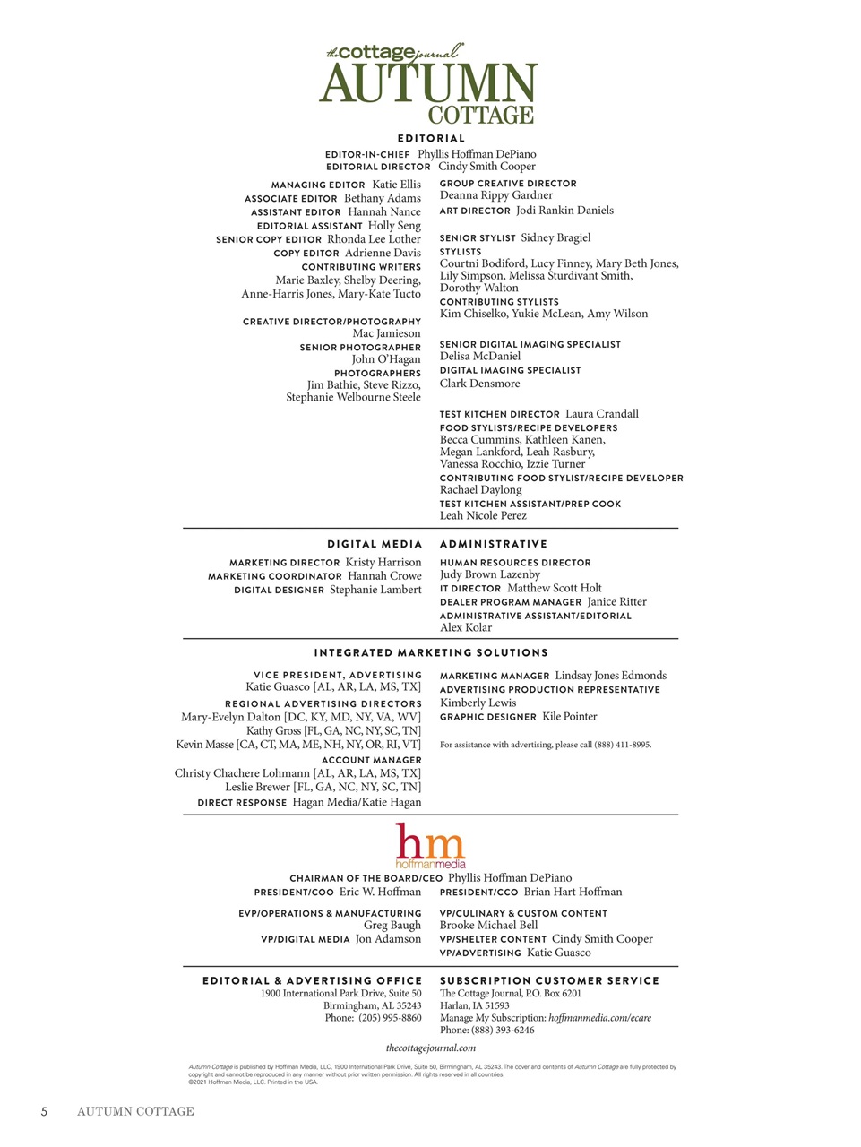 The Cottage Journal Preview Pages