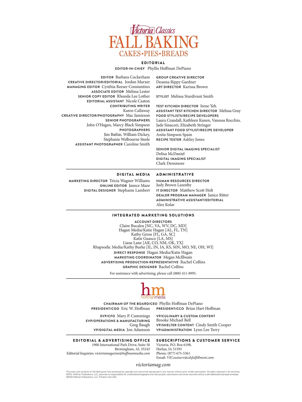 Victoria Preview Pages