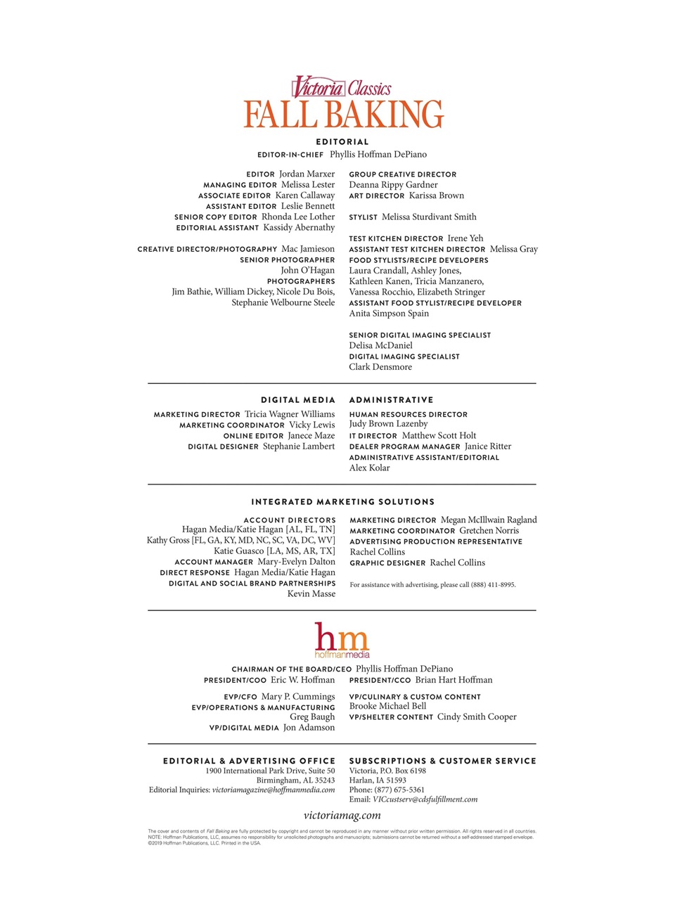 Victoria Preview Pages