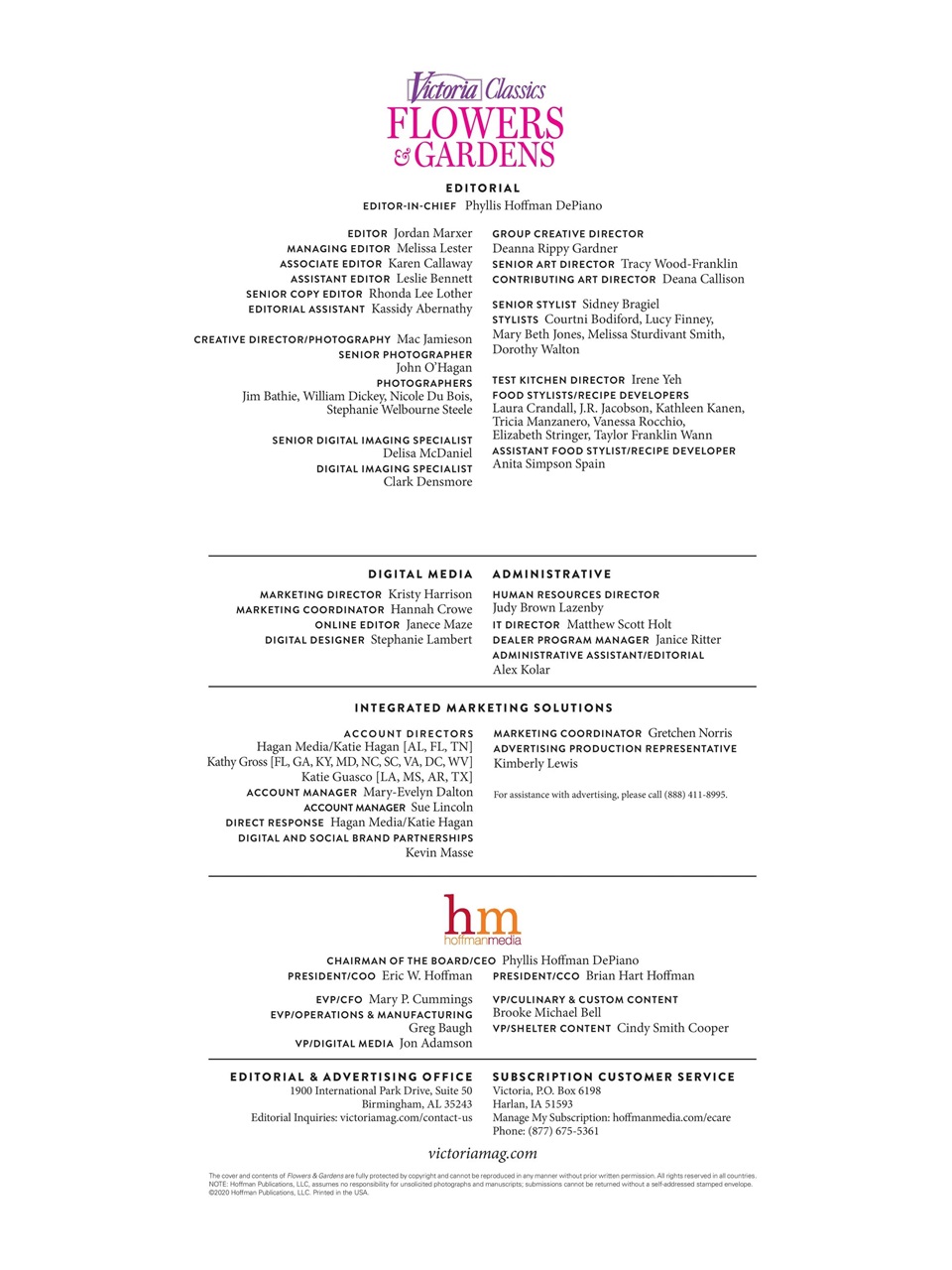 Victoria Preview Pages