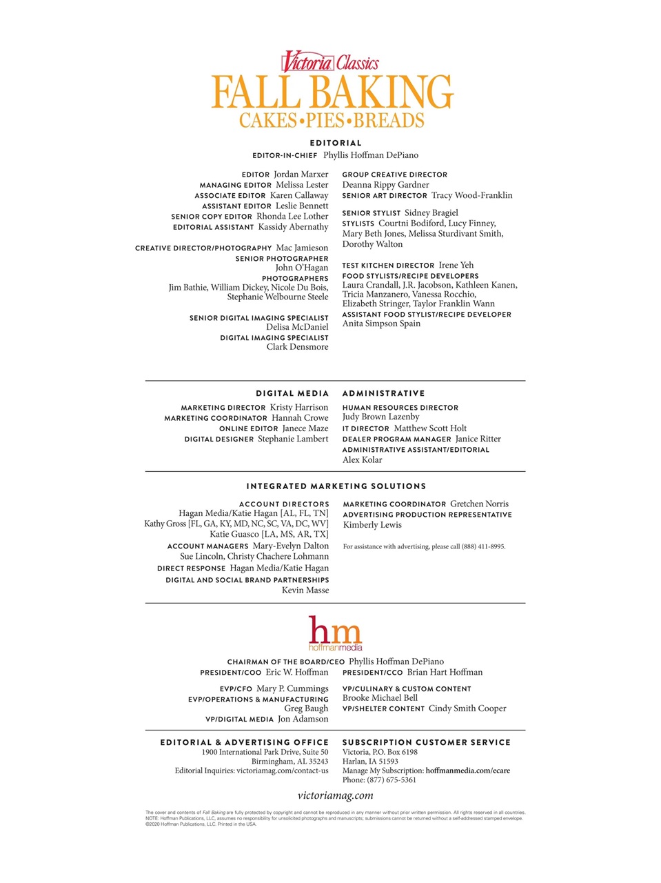 Victoria Preview Pages