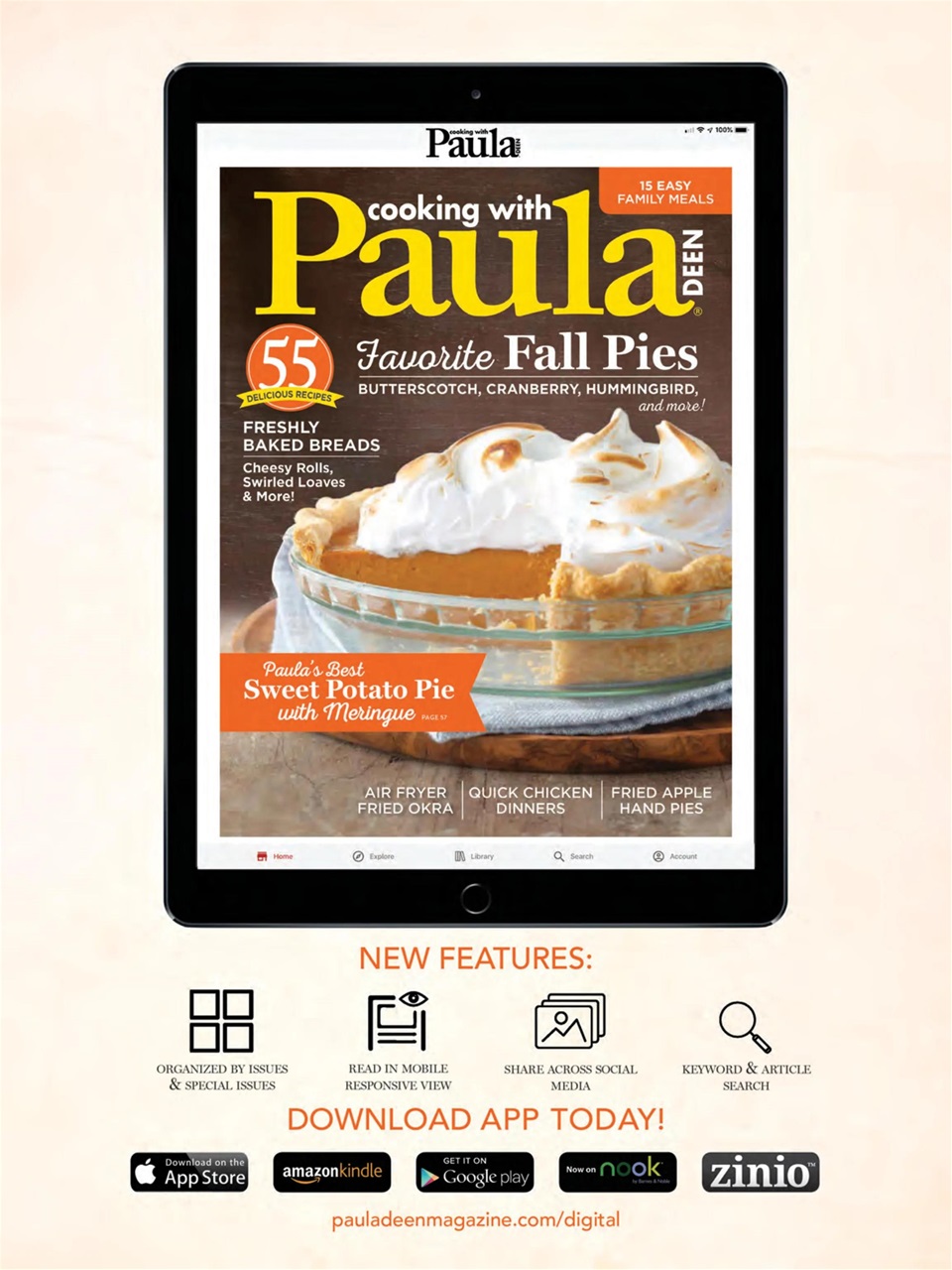 Cooking with Paula Deen Preview Pages