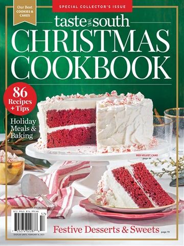 Taste of the South issue Christmas Cookbook 2020