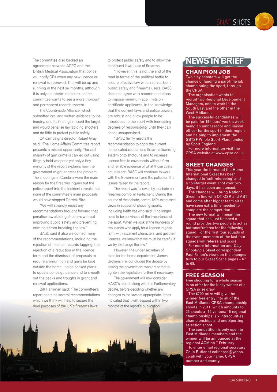 Clay Shooting Preview Pages