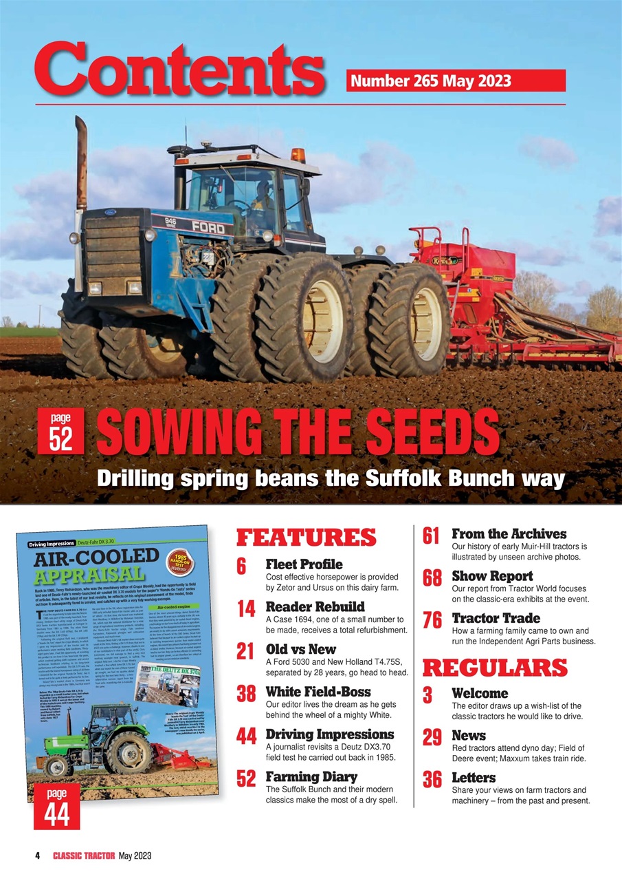 Classic Tractor Preview Pages