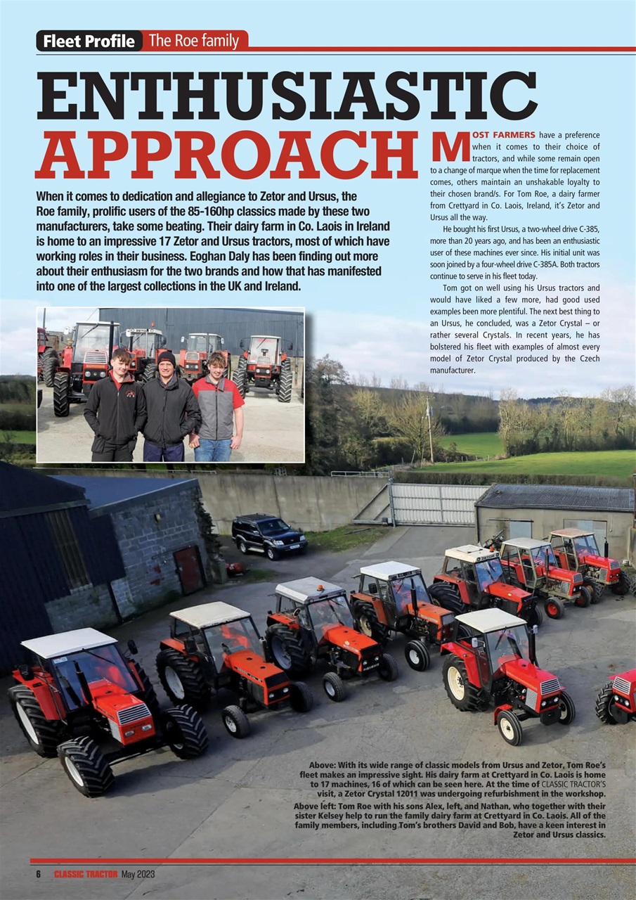 Classic Tractor Preview Pages