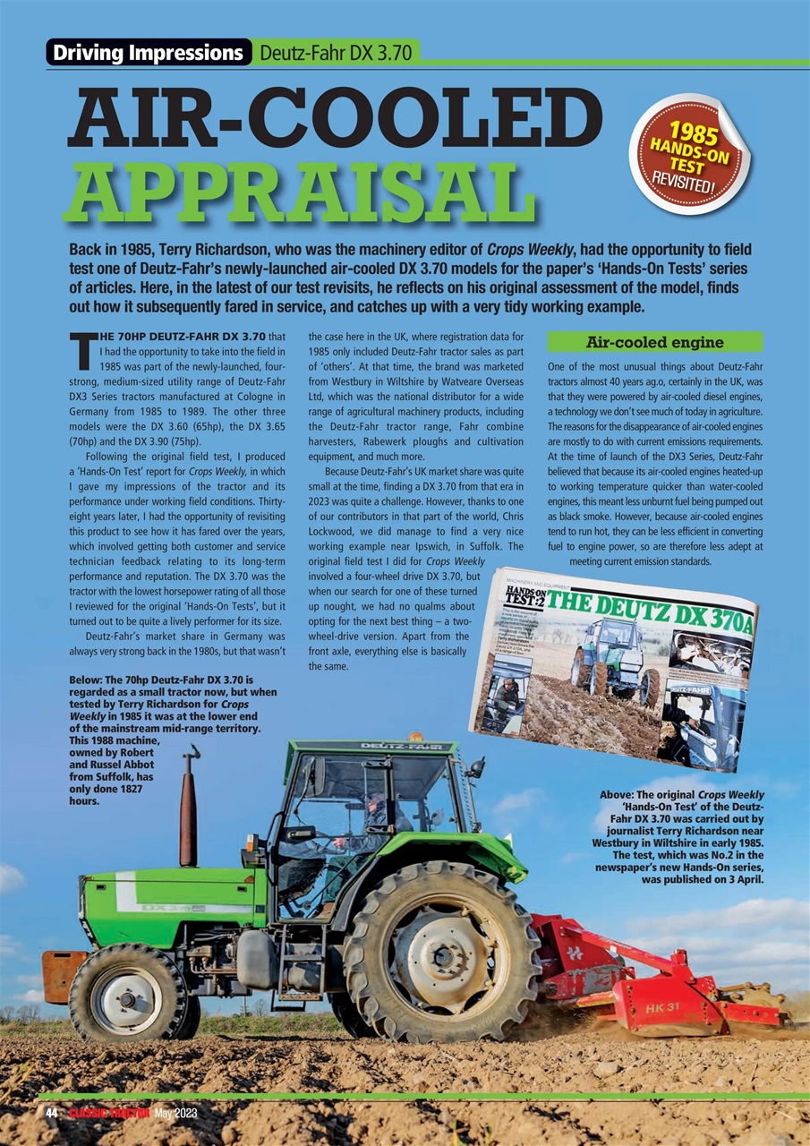 Classic Tractor Preview Pages