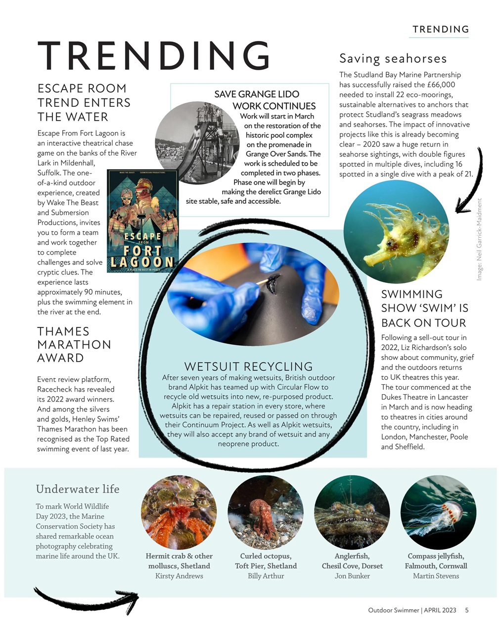 Outdoor Swimmer Preview Pages