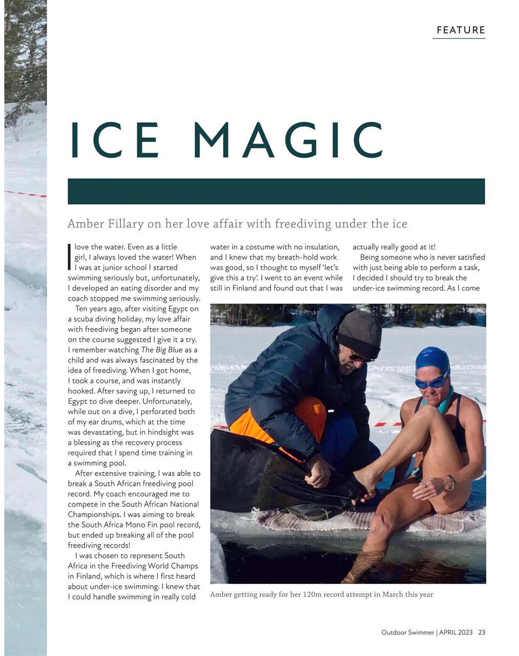 Outdoor Swimmer Preview Pages