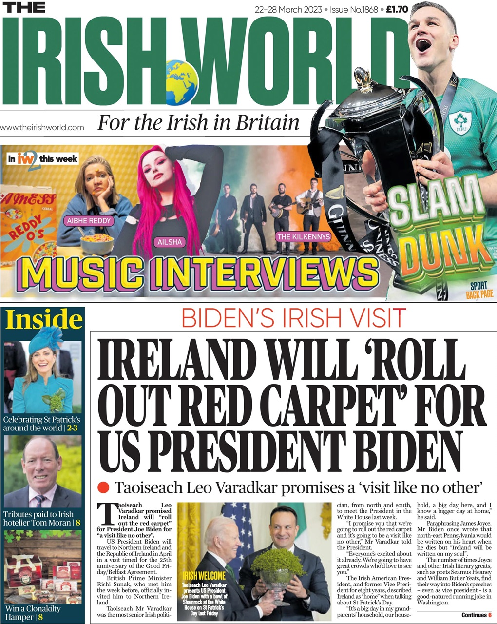Irish World Preview Pages