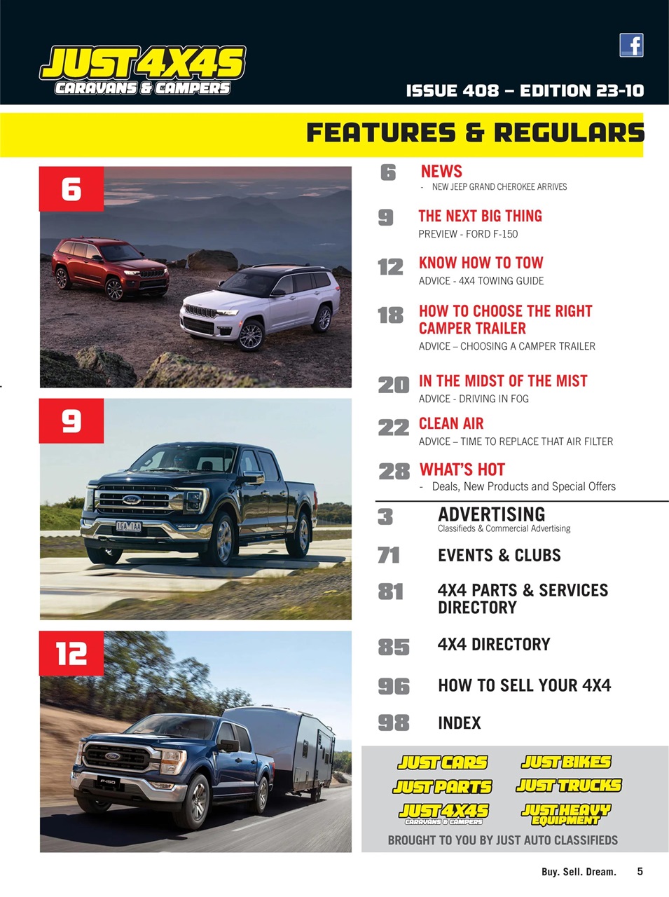 JUST 4X4S Preview Pages