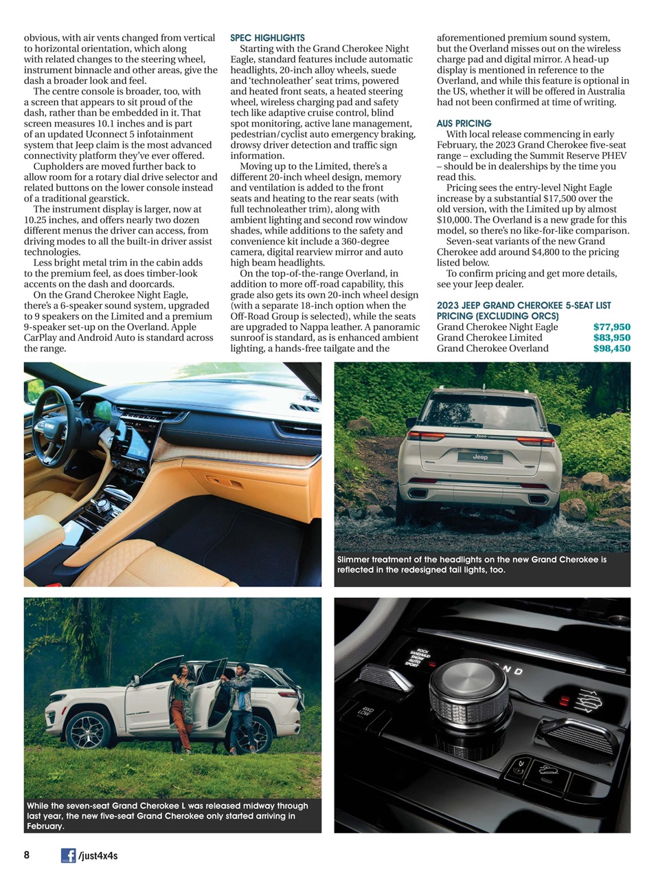 JUST 4X4S Preview Pages