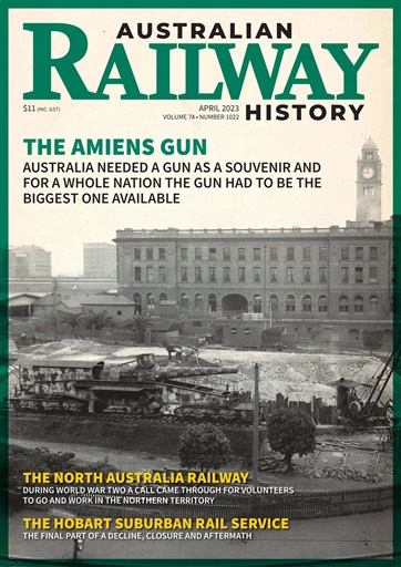 Australian Railway History issue 