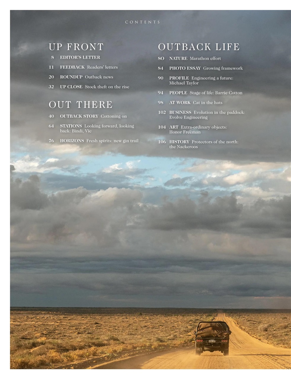OUTBACK Magazine Preview Pages