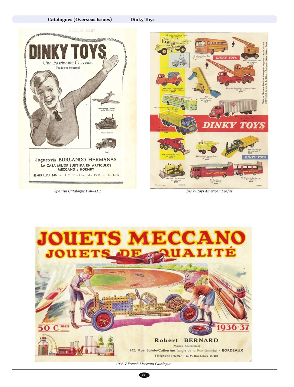 Toy Collectors Price Guide Preview Pages