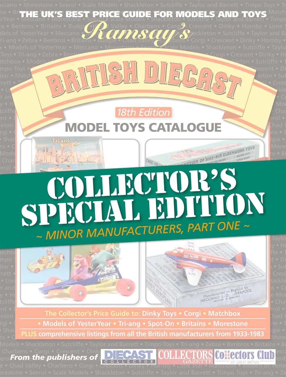 Toy Collectors Price Guide Preview Pages