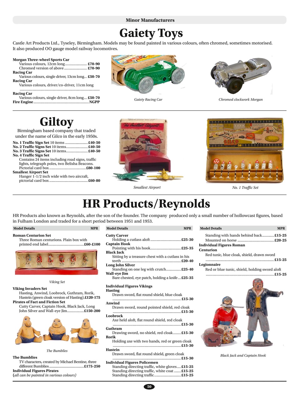 Toy Collectors Price Guide Preview Pages