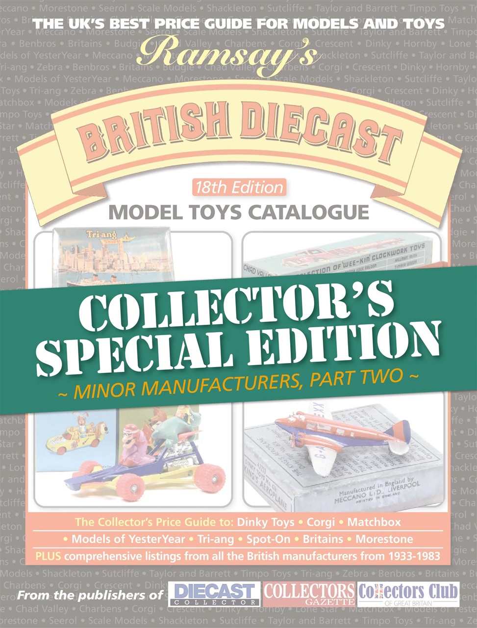 Toy Collectors Price Guide Preview Pages