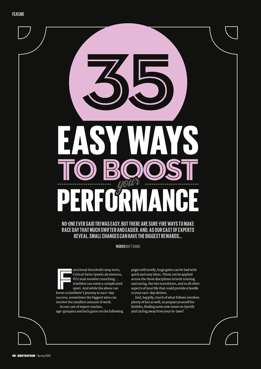 220 Triathlon Magazine Preview Pages
