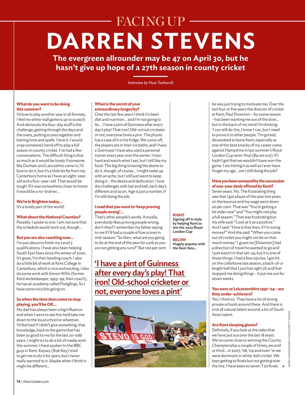 The Cricketer Magazine Preview Pages