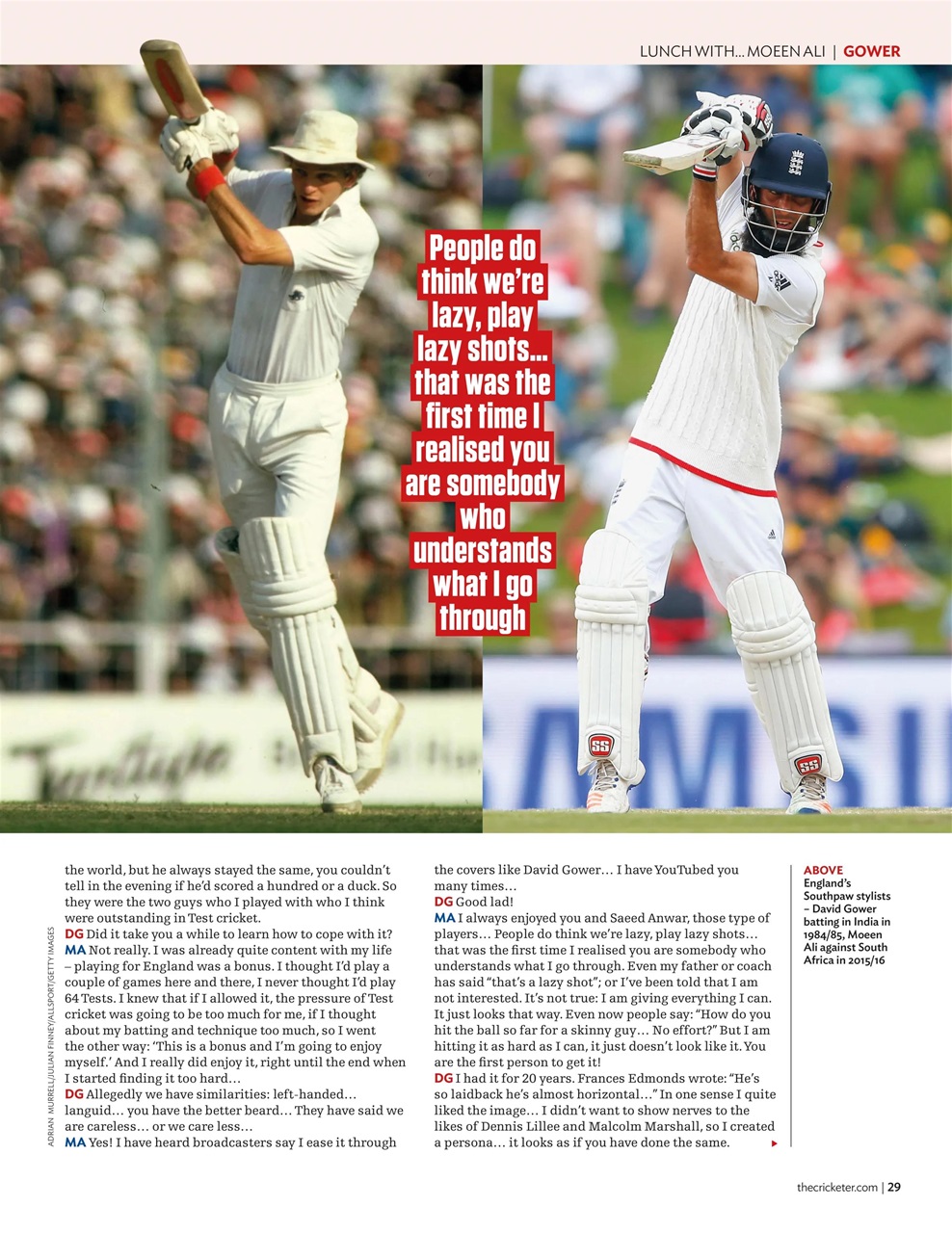 The Cricketer Magazine Preview Pages