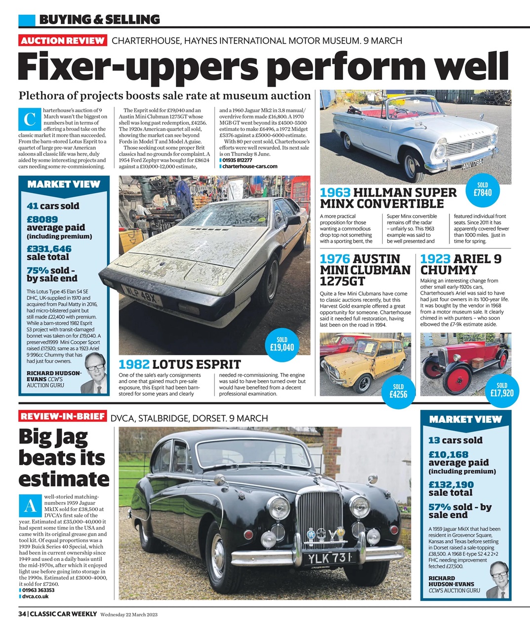 Classic Car Weekly Preview Pages
