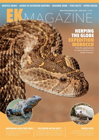 Exotics Keeper issue EK Magazine April