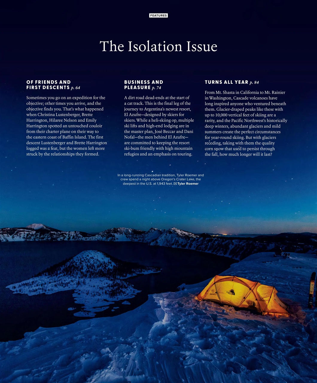 Backcountry Preview Pages