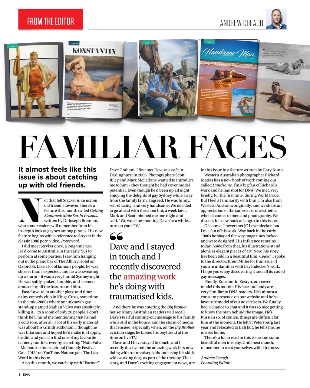 DNA Magazine Preview Pages